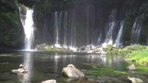 White Thread Falls Stock Footage 332791401