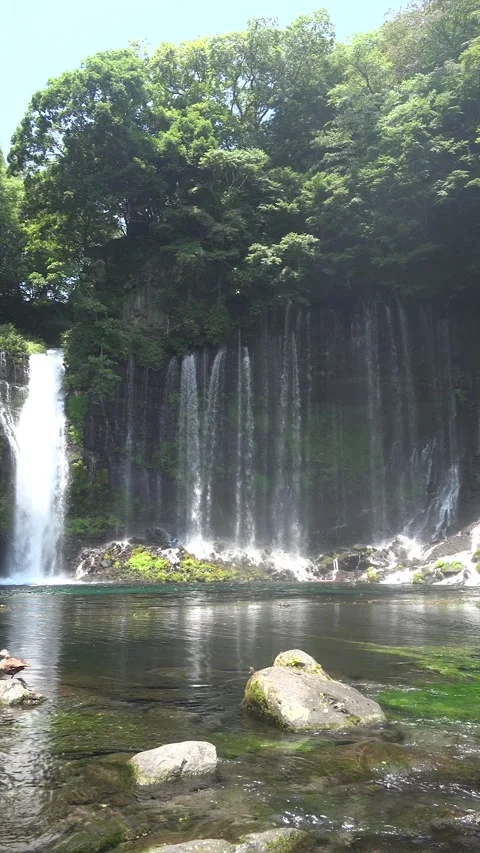 White Thread Falls Stock Footage 332791421