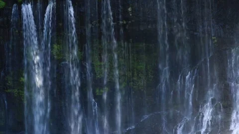 White Thread Falls Stock Footage 332818695