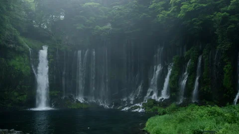 White Thread Falls Stock Footage 332863917