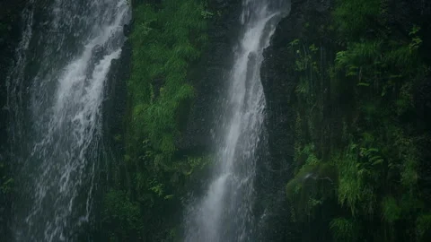 White Thread Falls Stock Footage 332864128