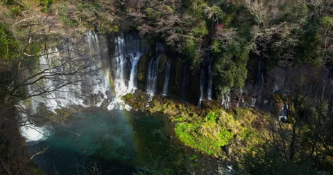 White Thread Falls Stock Footage 332903792