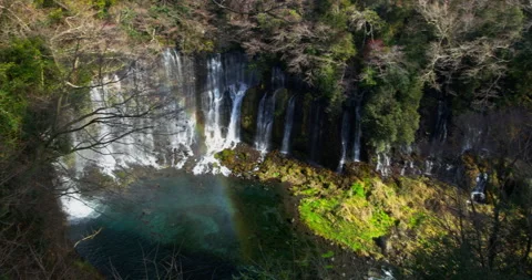 White Thread Falls Stock Footage 332903885