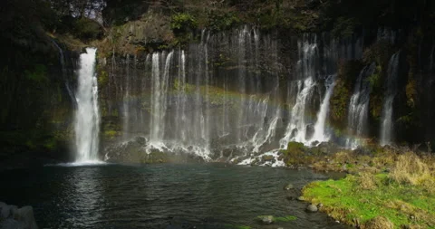 White Thread Falls Stock Footage 332904004