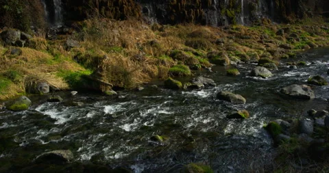 White Thread Falls Stock Footage 332904099