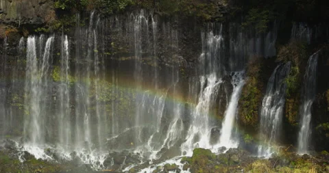 White Thread Falls Stock Footage 332904439