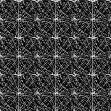 White threads knotted Stock Illustration