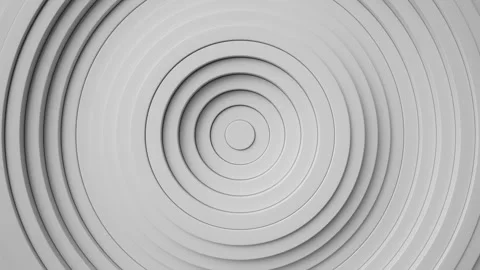 White three-dimensional wave-shaped dynamic background Stock Footage 318940480