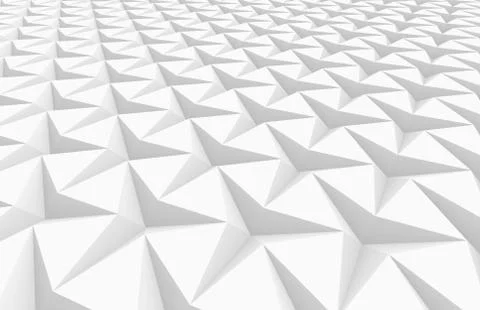 White three pointed star background Stock Photos