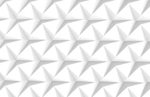 White three pointed star background Stock Photos