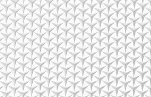 White three pointed star background Stock Photos