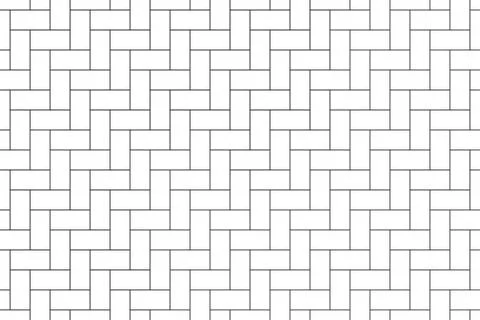 White tile floor Stock Illustration