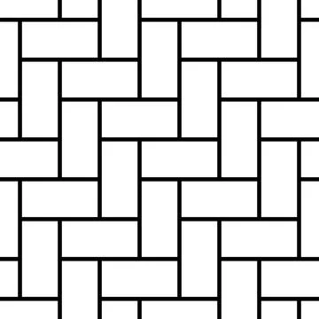 White tile floor Illustrazione stock