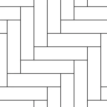 White tile floor Stock Illustration