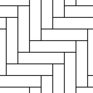White tile floor Stock Illustration