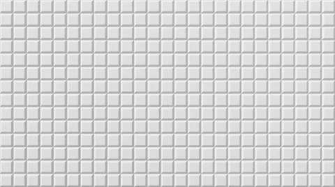 White tile flooring, seamless texture background, 3d illustration Stock Illustration