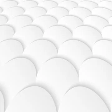 White tile geometric decorative 3d texture - paper mosaic creative design Stock Illustration