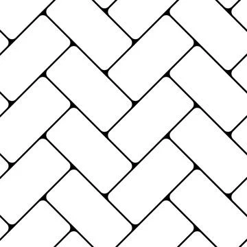 White tiles floor Illustrazione stock