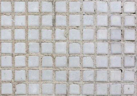 White tiles wall pattern texture background Stock Photos