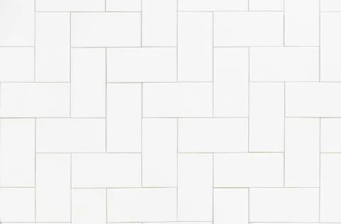 White tiles wall texture Stock Photos