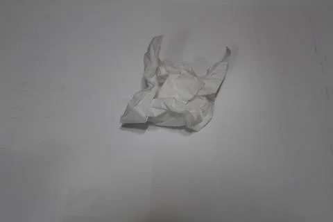 White tissues on gray background Stock Photos