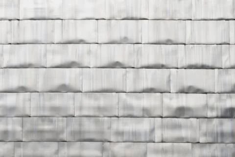 White titanium panels wall background Stock Photos