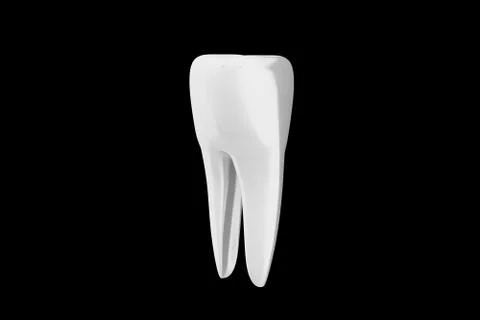 White tooth spins Stock Illustration
