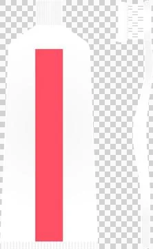 White toothpaste on the white toothbrush ready for brush the teeth. Stock Illustration