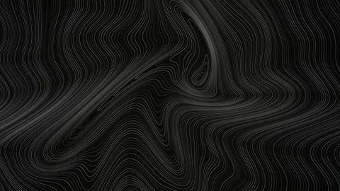 White topographic contour lines flow in a seamless loop Stock Footage 341070813