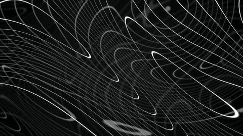 White topographic contour lines seamless loop motion background 動画素材 344632787