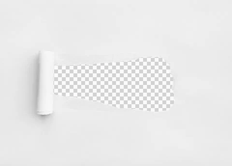 White Torn Paper Background Stock Photos