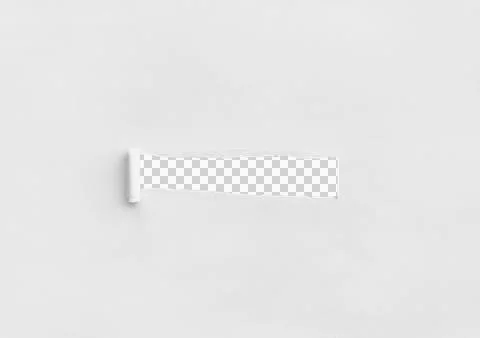 White Torn Paper Background Stock Photos