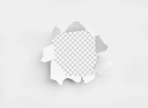 White Torn Paper Background Stock Photos