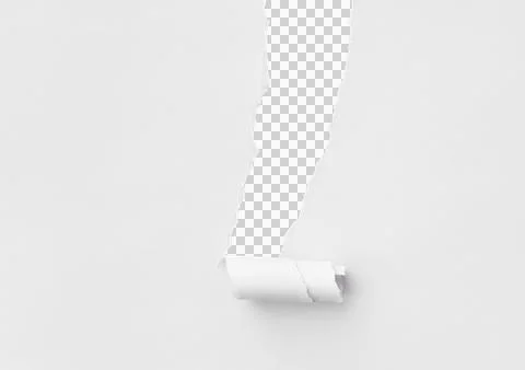 White Torn Paper Background Stock Photos