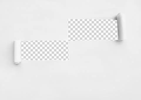 White Torn Paper Background Stock Photos