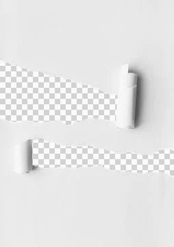 White Torn Paper Background Stock Photos