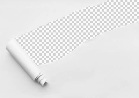 White Torn Paper Background Stock Photos