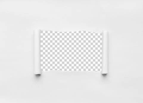 White Torn Paper Background Stock Photos