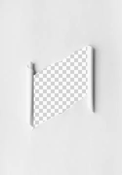White Torn Paper Background Stock Photos