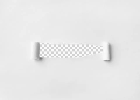 White Torn Paper Background Stock Photos
