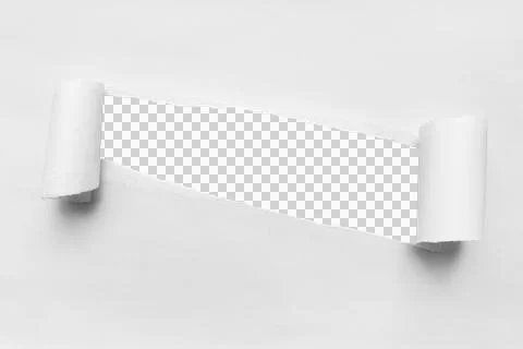 White Torn Paper Background Stock Photos