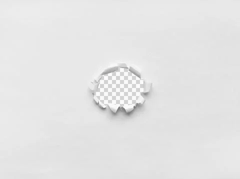 White Torn Paper Background Stock Photos