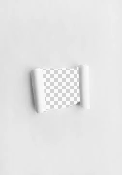 White Torn Paper Background Stock Photos