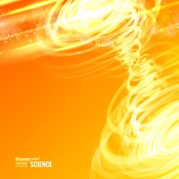 White tornado Stock Illustration