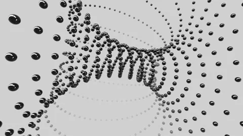 The white torus or dotted figure rotates. Stock Footage 281684726