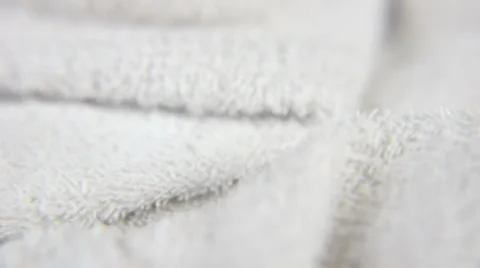 White Towel Close Up 库存影片 32225675