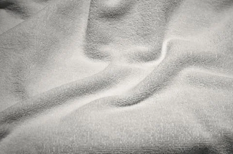White towel texture background Stock Photos