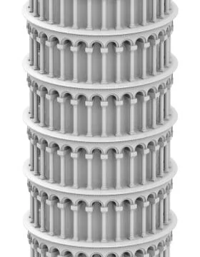 The white tower Illustrazione stock