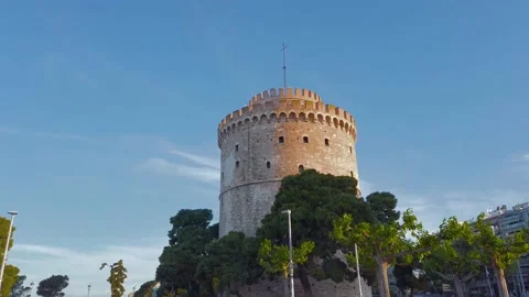 White Tower reveal Stock Footage 132704273