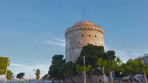 White Tower reveal1 Stock Footage 132704239